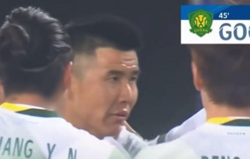 足球赛事-媒体人：王刚是国安首位37岁贡献助攻的球员，而且一场2助攻